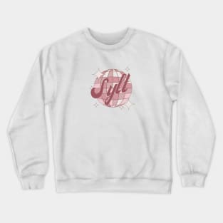 Sylt Nordseeinsel Urlaub Deutschland pink retro Crewneck Sweatshirt